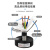 番禺五羊 TRVVP抗拉扯柔性拖链屏蔽电缆线3芯国标控制信号电源线 3*4平方/100米