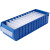 适配分隔式分格箱物料盒长方形塑料零件螺丝箱分 4023H 400*235*140隔板需要单独