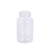 HKNA小空瓶子塑料带盖密封分装瓶迷你药瓶小样透明圆形大号样品瓶液体 500毫升 塑料透明瓶