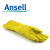 安思尔（Ansell）43-216牛皮棉质衬里耐磨防切割焊接电焊手套 黄色 10码【可定制】