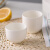 富彩陶瓷 纯白色骨瓷杯子水杯家用带盖茶杯陶瓷马克杯牛奶咖啡杯 直身杯(带茶漏) 容量:425ml