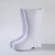 白色靴耐用高筒加棉靴雨鞋耐油耐酸工厂保暖雨靴EVA胶鞋 白色高帮EVA不加棉 36