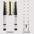 艾科堡 铝合金伸缩梯2.9米单面伸缩梯子 直梯单侧梯单面梯折叠一字人字梯工程梯 AKB-SST-08