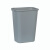 垃圾桶商用废纸篓厨房卫生间厕所米色卫生桶大容量 小型垃圾桶 黑色12.9L FG295500B