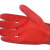 群生天然乳胶双色手套加长加厚橡胶家务防水超长耐油防污手套 红＋黄(群生双色 1双价格) S