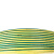 起帆电线电缆 BVR6平方国标家装铜芯电源线单芯多股软线 100米 黄绿双色火线
