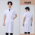 白大褂医师服男女款大衣长袖实验服护士服夏季短袖工作服 短袖收腰女 M
