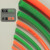 PU聚氨酯圆绿色火接皮带粗面/红色光面三角O型环形工业传动带圆带 光面红色7MM/每米价