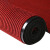 上陶鲸 PVC双条纹地垫 防滑吸水脚垫楼梯走廊玄关地毯门垫 暗红色1*1m（要几米长拍几件）