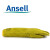 安思尔（Ansell）43-216牛皮棉质衬里耐磨防切割焊接电焊手套 黄色 10码【可定制】