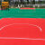 爱柯部落 悬浮地板 篮球场地垫室外运动场防滑拼装地板幼儿园运动拼接地垫30.48×30.48×1.53cm橙/4片110842