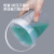 水杉0.5L透明小桶圆形塑料桶小水桶密封桶龙虾桶带提手