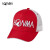 HONMA夏季新款运动高尔夫服饰男子棒球帽可调节时尚运动鸭舌帽红色