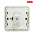 ABB 开关插座 德静系列/白色/四芯电话插座 AJ321 N