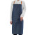 易美丽诺 LCF0600 加厚牛仔帆布围裙防污厨房工作理发围裙 牛仔蓝