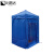 比鹤迖 BHD-0046 户外帐篷雨棚可折叠 3x3蓝+3面围+1面透明开门 1套