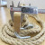 盛浦 登高板电工爬杆脚踏板 木板长600mm 绳高1.8米 麻绳单保险S-DG-01