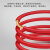 创优捷 电线 BV1平方 红色 100米 国标 电缆铜线 单芯硬线