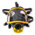普达PD-4002防毒面具 防喷漆有机气体蒸汽 面罩+[P-A-2]褐色中级