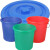 卉营（HUIYING）塑料桶 圆型10L带盖 30x26.5cm /个 可定制