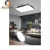 厨房客厅灯具吸顶灯长方形灯灯圆形阳台灯简约现代官方餐厅卧室 白方50x50无极48W