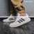 阿迪达斯（Adidas）男女鞋 春夏网球鞋经典低帮轻便透气运动休闲鞋板鞋小白鞋 HOOPS2.0男鞋 白黑EG3970 39码/6(UK)