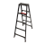 長谷川（Hasegawa）长谷川Hasegawa日本铝合金脚轻梯子家用室内折叠轻量人字梯工程梯 RZB-15（五步高1.39m 4.9kg）