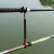 FISHFINDER碳纤维伸缩钓鱼支架碳素竿挂定位架杆竿架炮台带后挂 3米竿架炮台带后挂