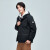 星工（XINGGONG）冲锋衣 三合一户外防寒保暖防水防风外套 男款两件套 雅黑色 4XL码