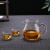 一朵棠高硼硅玻璃公道杯泡茶分茶器茶具茶海小配件倒茶功夫普洱茶盛茶器