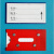 磁性标签牌 货架标识牌仓库物料卡库房标签塑料牌磁铁卡槽货位卡 8x15强磁无轮