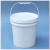 曦润 塑料桶带盖小水桶冰粉用桶5L10升酱料分装密封桶冰激凌桶 2L-透明