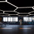 LED造型吊灯创意个性人字形Y型办公室灯健身房网咖店铺工业 对角115cm-单边62cm-蓝光