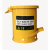 实验室防火垃圾桶 存放易燃可燃类化学品废弃物 防范废物发生火灾 10加仑/37.8升/黄色