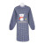 大杨8504白猫彩棉罩衣 1条 厨房餐厅工作服 清洁防污长袖围裙 蓝色 定制
