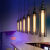 工业风节能灯管网咖啡馆酒吧台美式复古铁艺长笛吊灯具 横管吊灯 8瓦光源