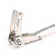 稳斯坦 W5333 (3根)棘轮式带盖扎带304不锈钢 自锁钢强力卡扣金属绑带 10*700mm