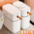 垃圾桶厕所卫生间2023厨房夹缝自动打包大容量纸桶 非自动打包隐私桶*1+平口垃
