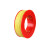 德力西 电线电缆 BVR4平方 黄色(零线)阻燃性能100米(红塑盘) DL1601093084