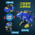 展高（JUMPGO）迷你特工队x变身器恐龙力量金刚召唤器机甲男孩变形智能手表玩具 炫龙+幻龙+怒鲨
