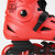 飞鹰 F3S origami轮滑鞋男女溜冰鞋花式滑轮鞋平花刹车刷街直排鞋旱冰鞋 红色单鞋配护具套装 37