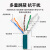 海纤 高柔A型8芯公直头转RJ45 M12转RJ45 耐弯折拖链传输传感器编码工业网线25米 HX-BBY134