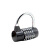 苏识 ZCU665黑 五位密码锌合金U型密码锁短梁（计价单位：个）黑