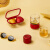 ZENS哲品派杯2.0彩色版 便携茶具套装茶杯带茶叶盒单人茶具 双层玻璃隔热 海棠红