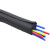 包装保护套开口自卷式纺织套管阻燃电线保护电缆包线管编织网管 FSCS-38(内径38mm25米/卷)