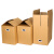 京京 搬家箱子纸箱折叠扣手盒子搬的打包箱整理袋收纳神器纸箱 纸箱塑料扣 5个40*30*30cm【常规】