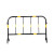 萨蒂扬 铁马护栏商场排队围栏交通安全道路围挡 1.2米高*2米长（黑黄2.5公斤重） 单位：个