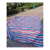 穆运 彩条布三色塑料布工程装修防尘防晒布雨布防潮雨棚布 6m*50m