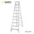 金锚 欧标铝合金双侧梯子工业梯子AO31-209工程梯人字梯展开高度2.85米
