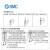 SMC SY5120-1LOE-C8-F1 5通电磁阀SY5000系列 直接配管型/单体式2位单电控 L形插座式不带插头手动